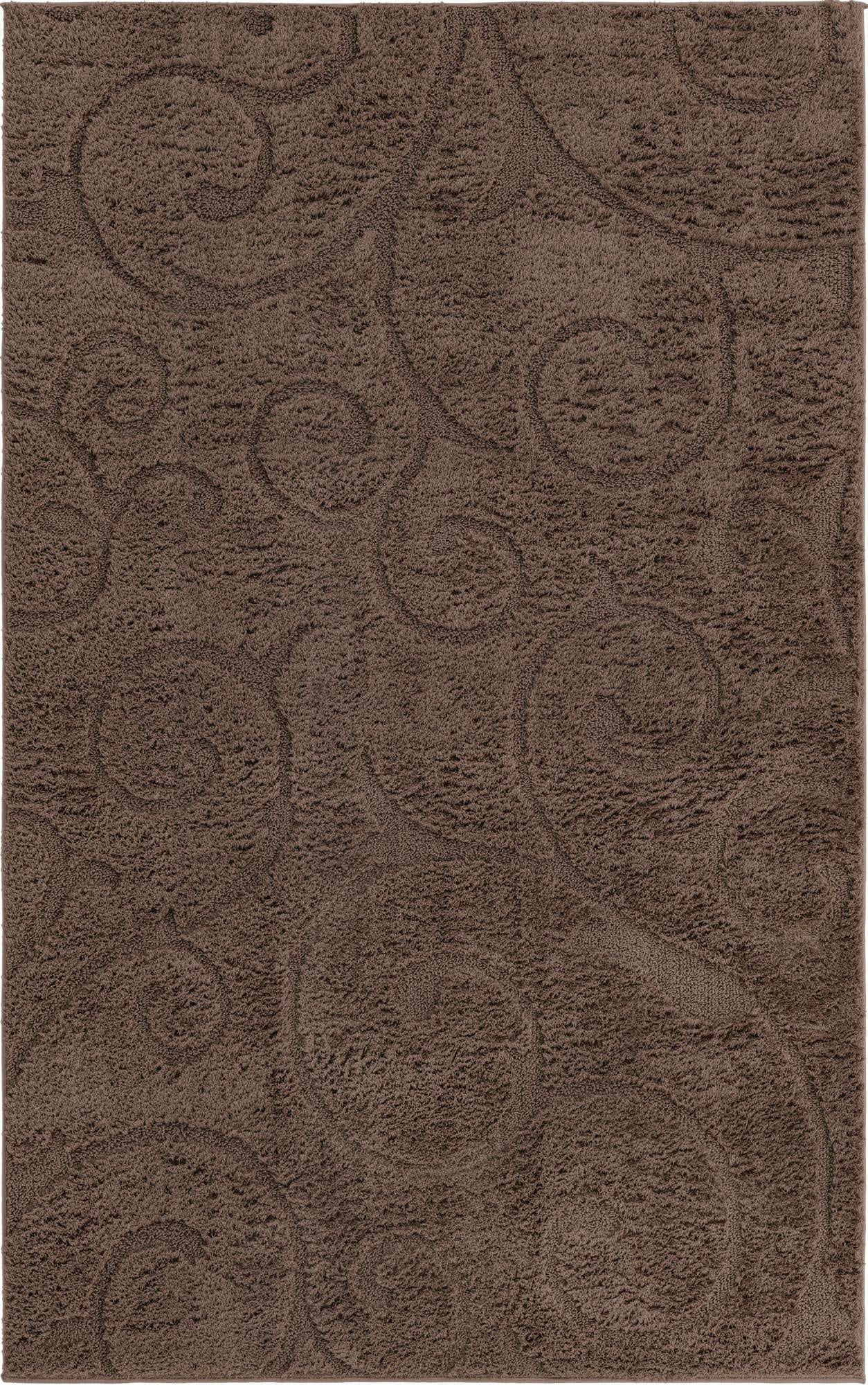 5' x 8' Floral Shag Rug