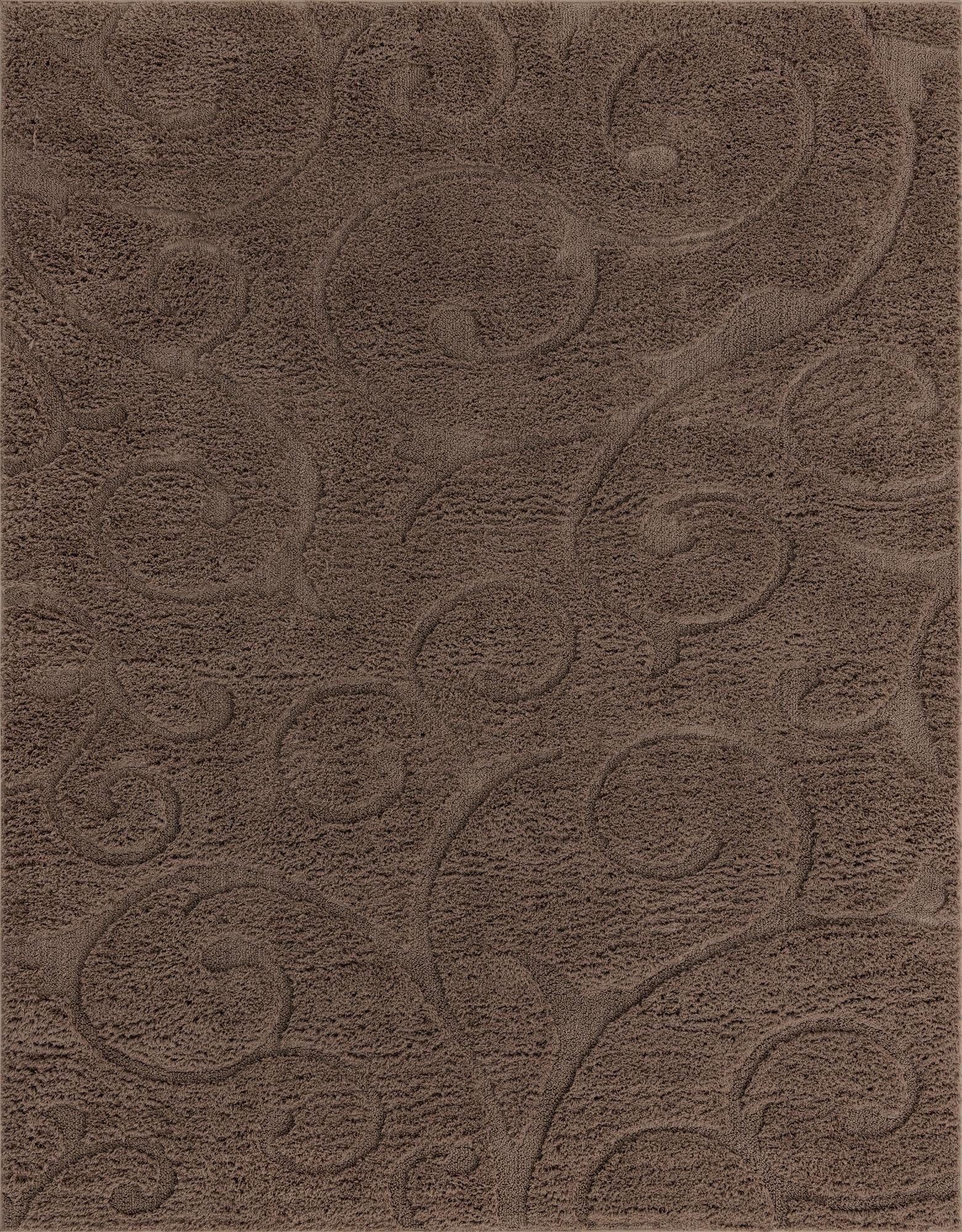 8' x 10' Floral Shag Rug