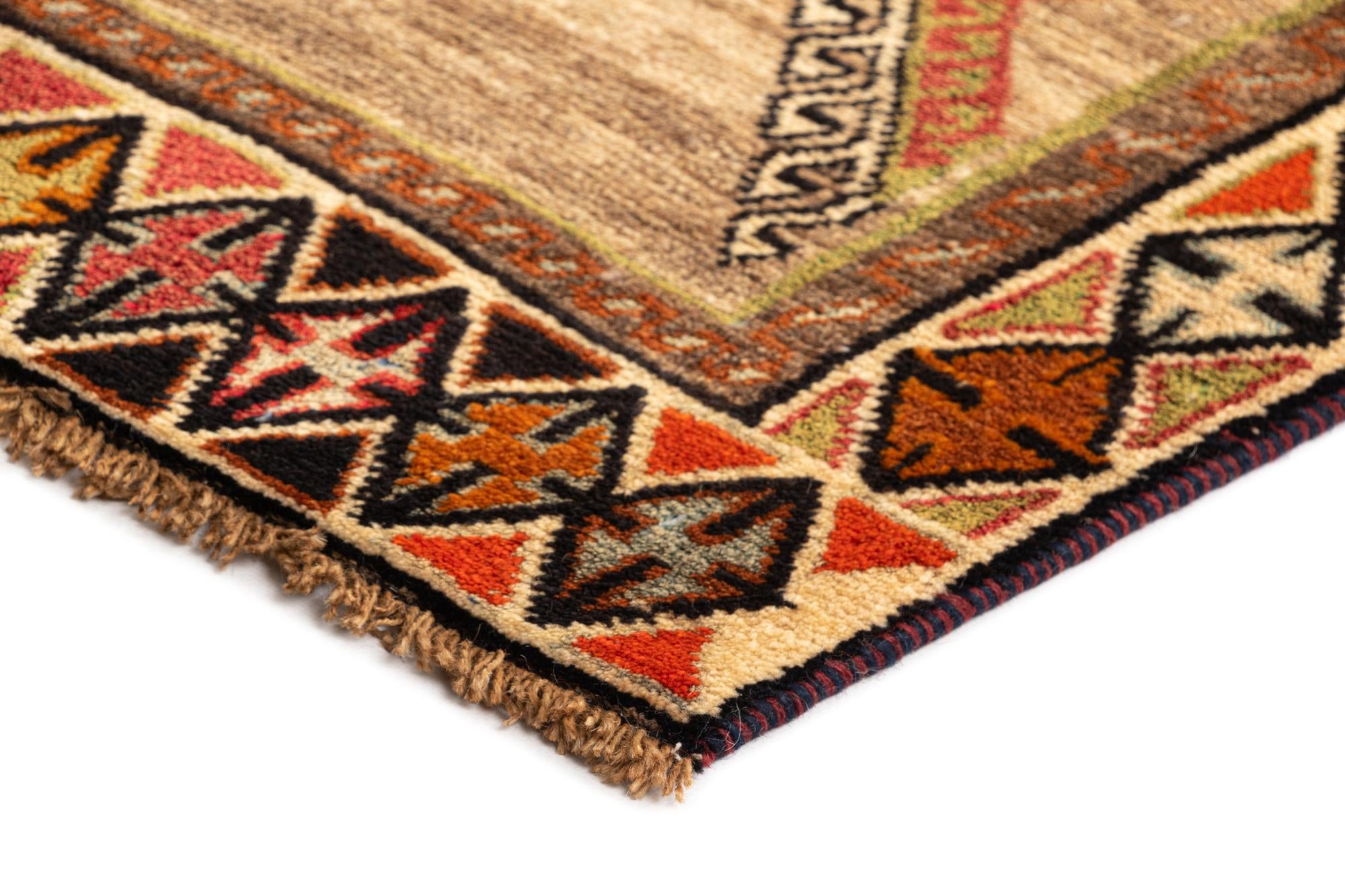 5' 4 x 9' Gabbeh Wool Rug