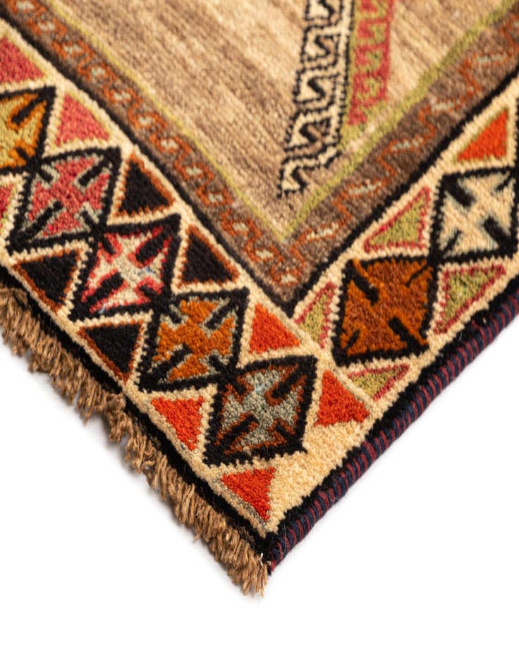 Detail image of 5' 4 x 9' Gabbeh Wool Rug