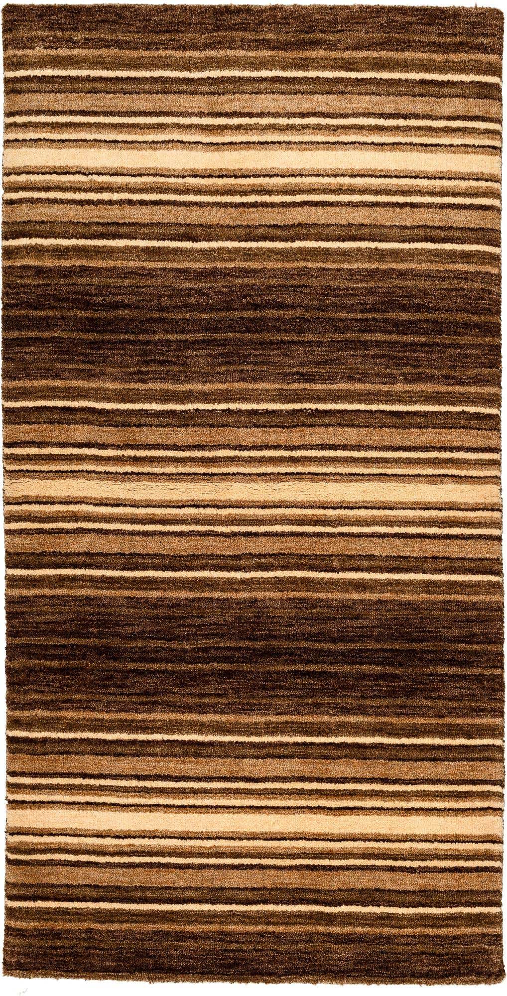2' 5 x 4' 8 Hand Knotted Gabbeh Wool Rug