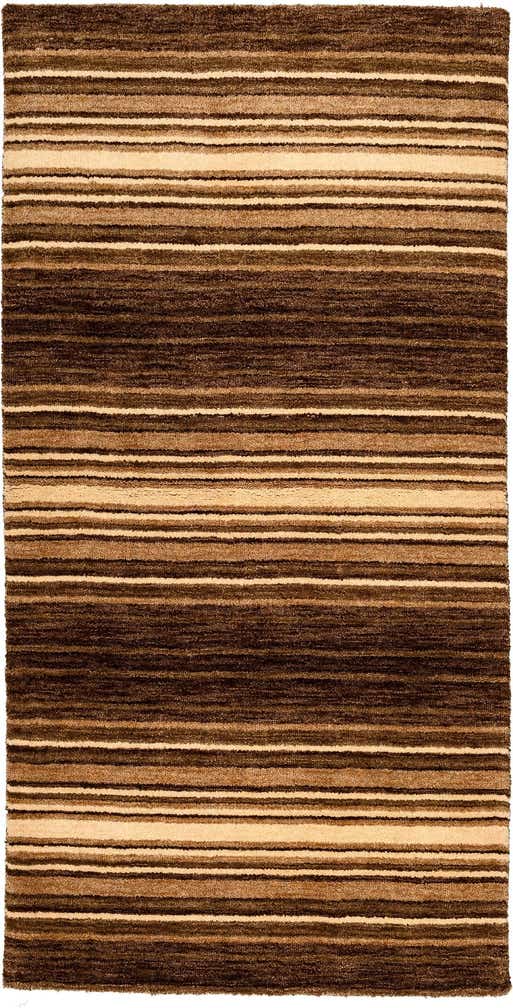 2' 5 x 4' 8 Hand Knotted Gabbeh Wool Rug
