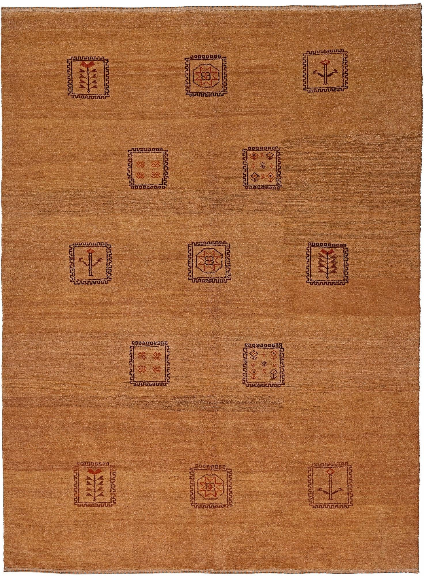 4' 11 x 6' 8 Gabbeh Rug