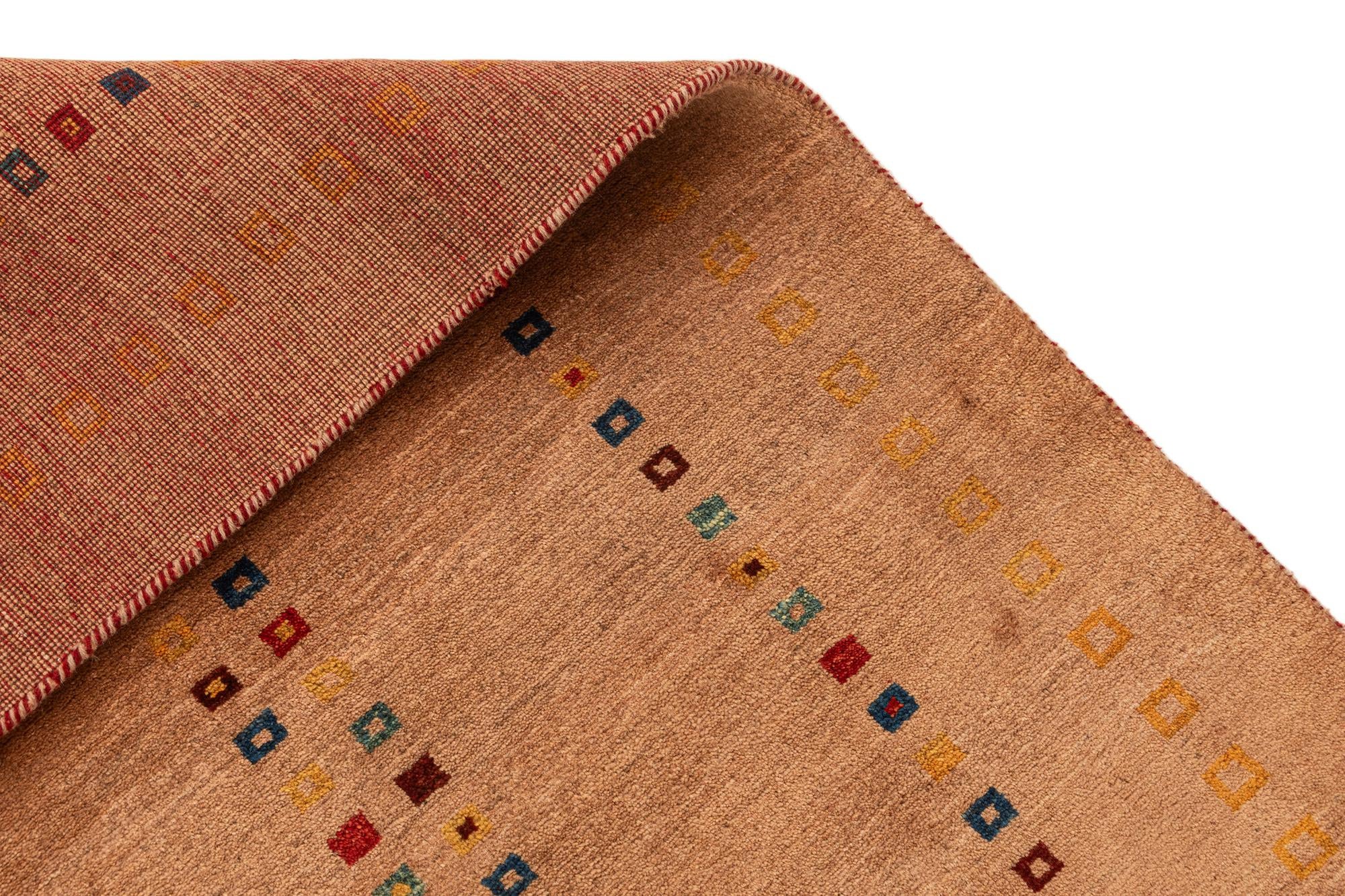 3' 4 x 4' 10 Gabbeh Rug