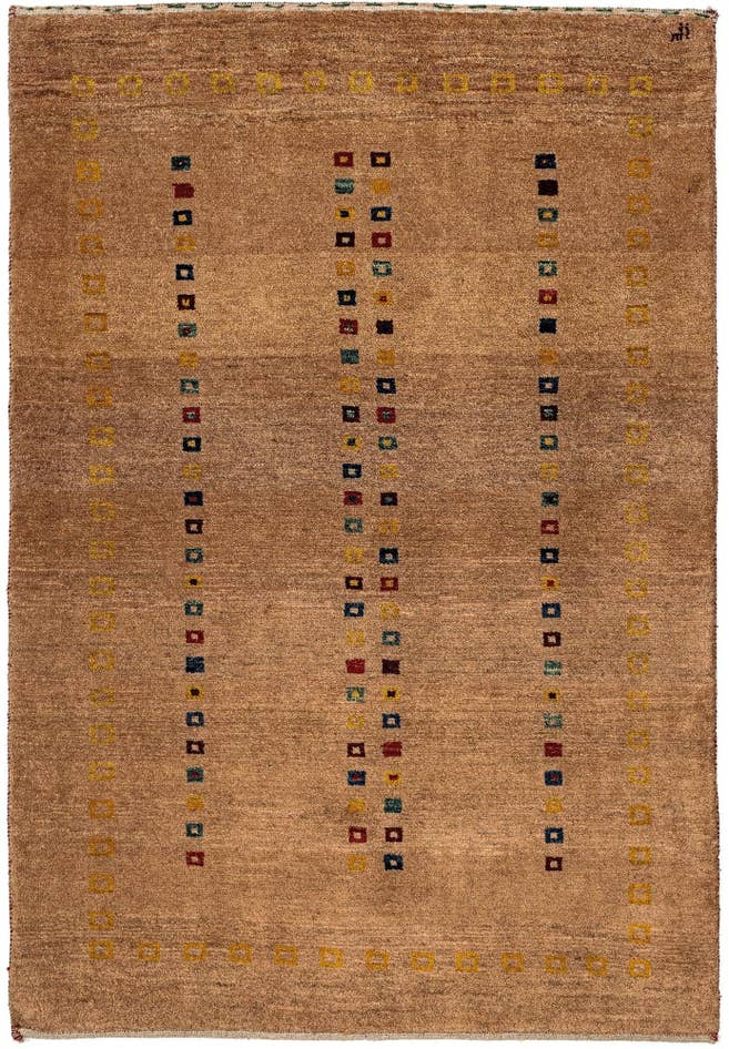 Detail image of 3' 4 x 4' 10 Gabbeh Rug