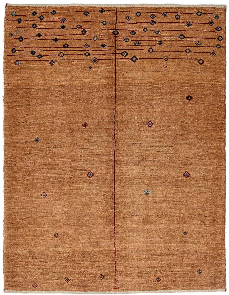 Detail image of 4' 2 x 6' 4 Gabbeh Rug