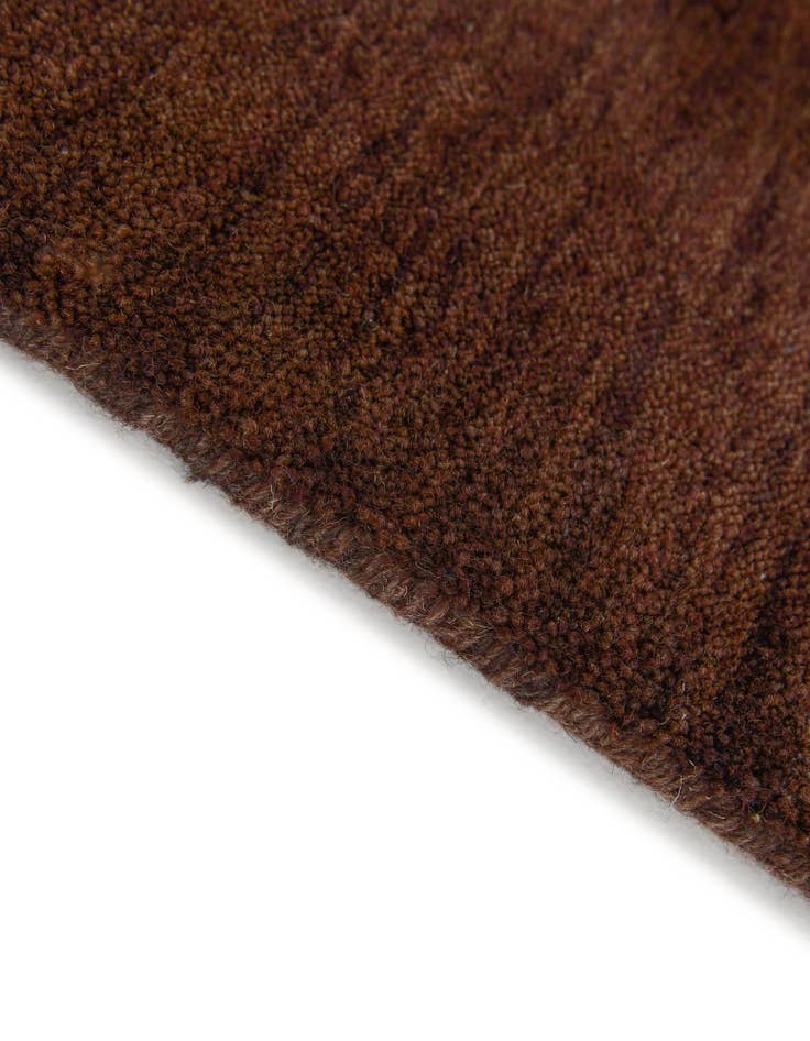 Detail image of 8' 2 x 9' 9 Hand Knotted Gabbeh Wool Rug