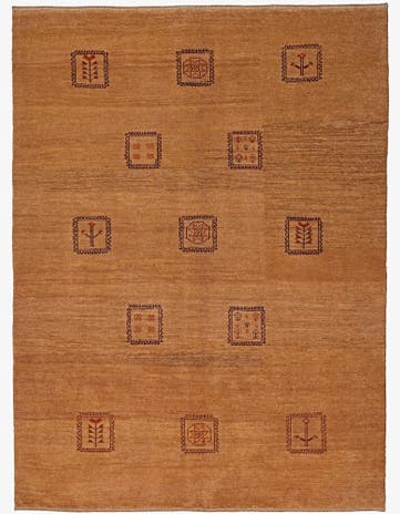 4' 11 x 6' 8 Gabbeh Rug