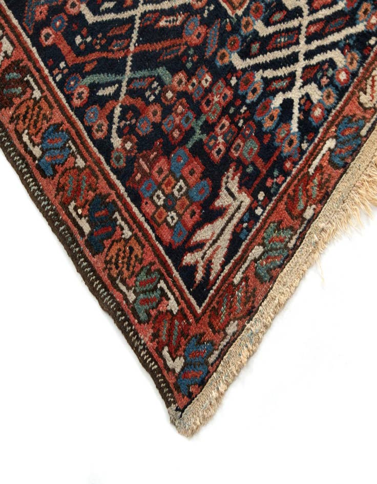 Detail image of 7' 7 x 11' 9  Hand Knotted Gharajeh Persian Wool Rug