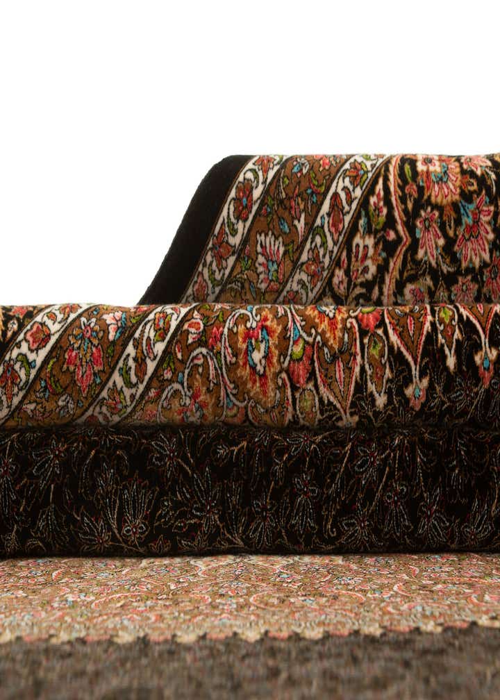 6' 5 x 9' 11 Ghom Design Rug