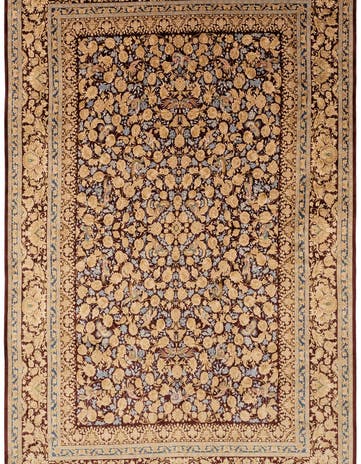 5' 7 x 9' 3 Ghom Design Rug