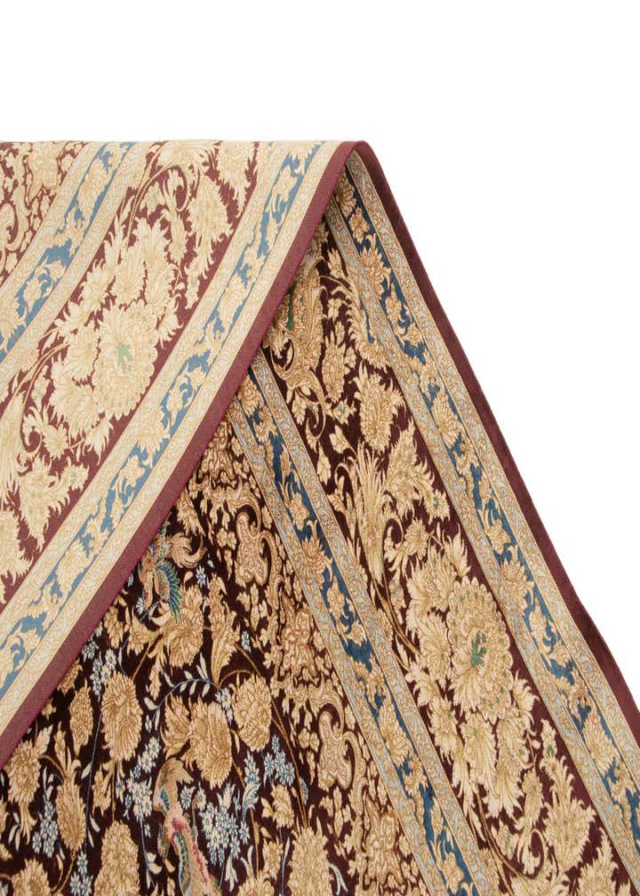 5' 7 x 9' 3 Ghom Design Rug