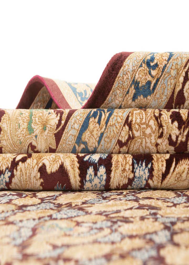5' 7 x 9' 3 Ghom Design Rug