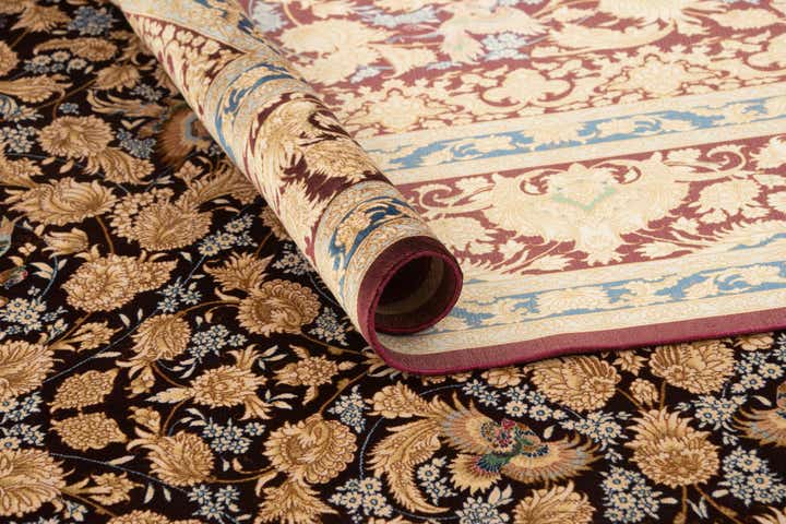 5' 7 x 9' 3 Ghom Design Rug