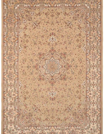 6' 6 x 9' 8 Ghom Design Rug
