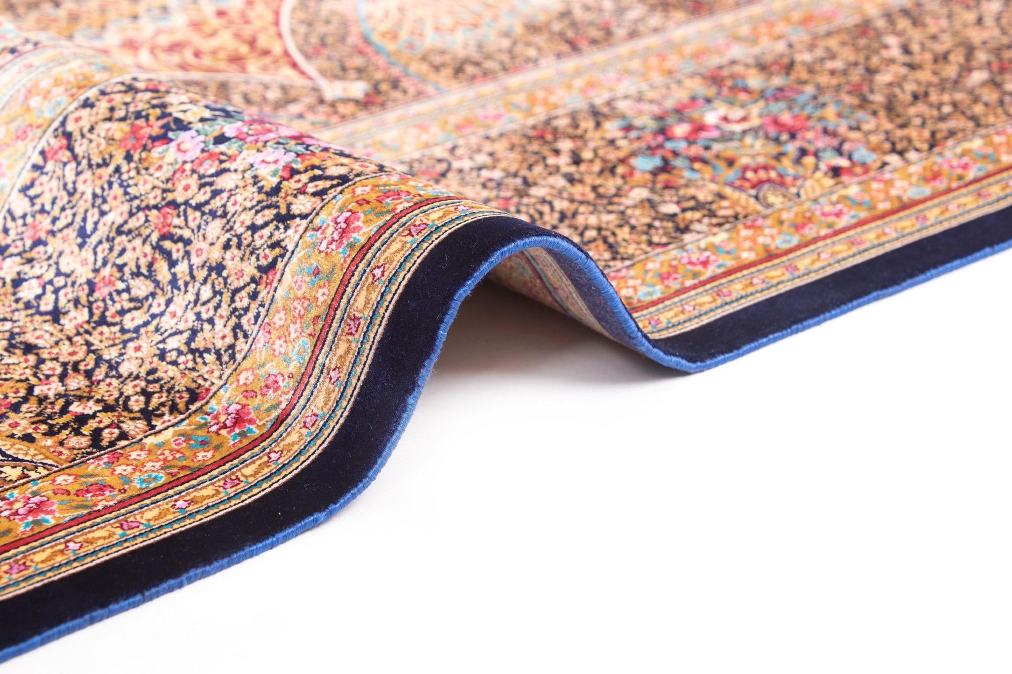 6' 7 x 9' 10 Ghom Design Rug