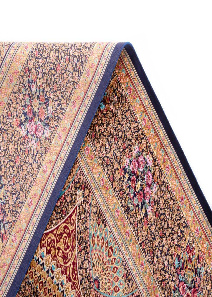 6' 7 x 9' 10 Ghom Design Rug