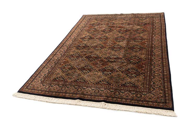 6' 4 x 9' 10 Hand Knotted Ghom Oriental Wool Rug