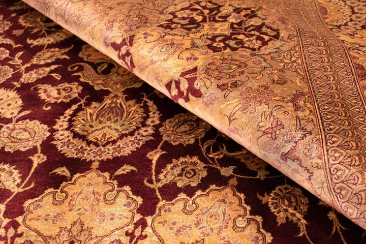 6' 6 x 9' 9 Ghom Silk Rug