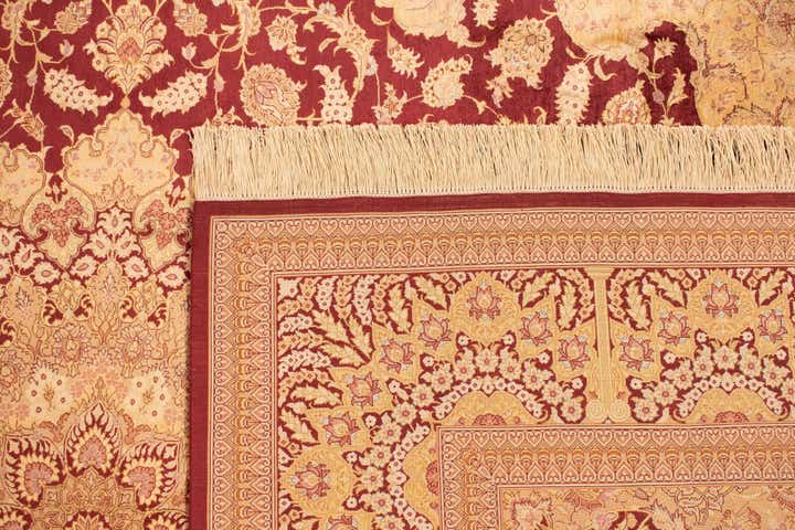 6' 6 x 9' 9 Ghom Silk Rug