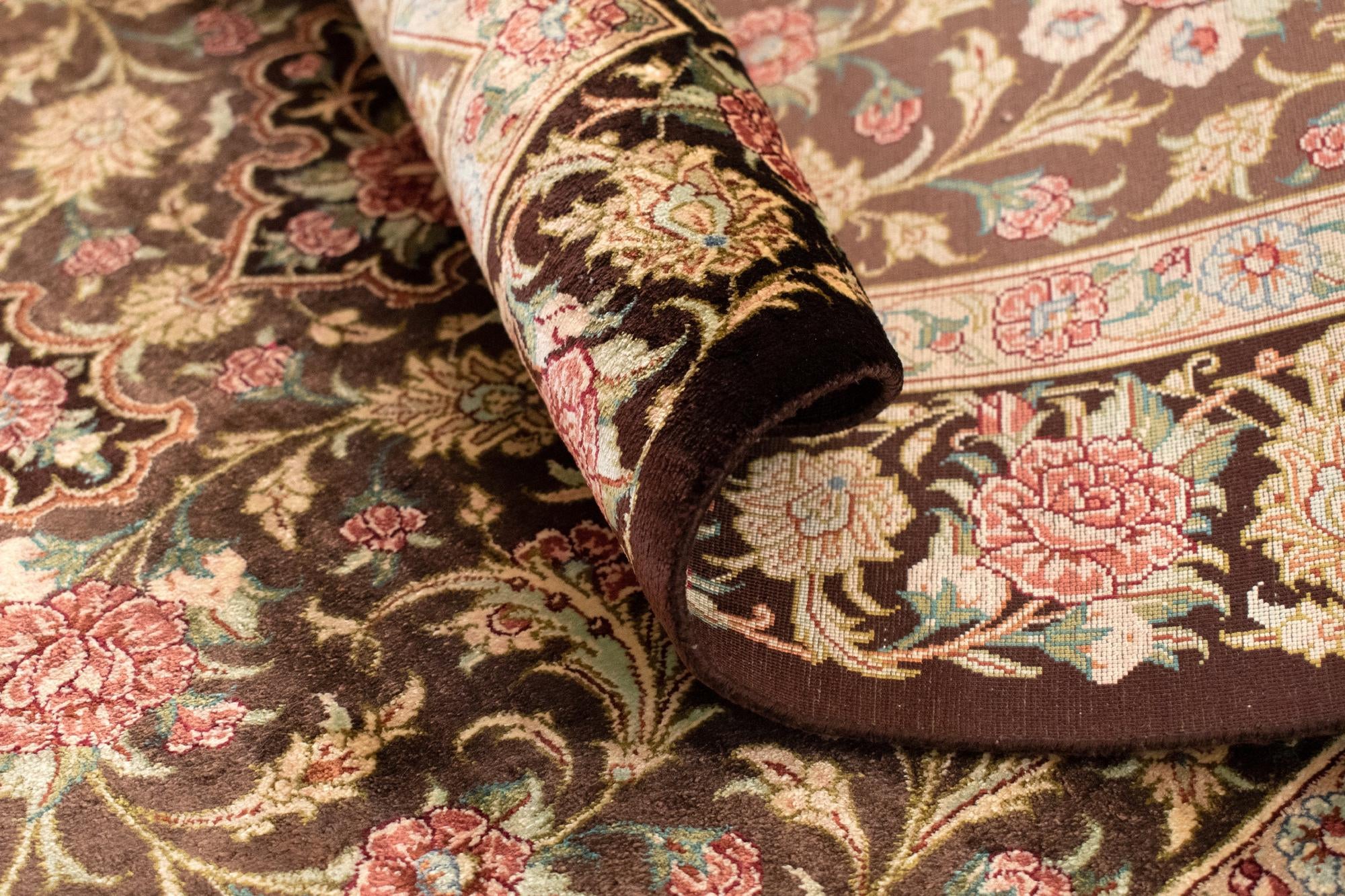 2' 7 x 3' 11 Ghom Silk Rug