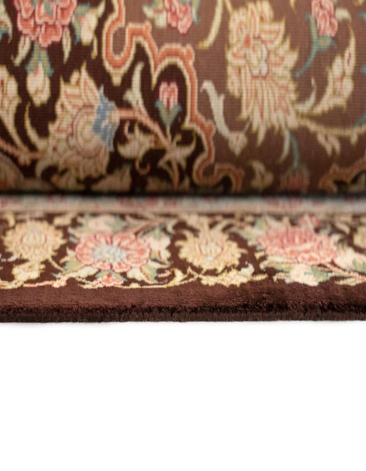 Detail image of 2' 7 x 3' 11 Ghom Silk Rug