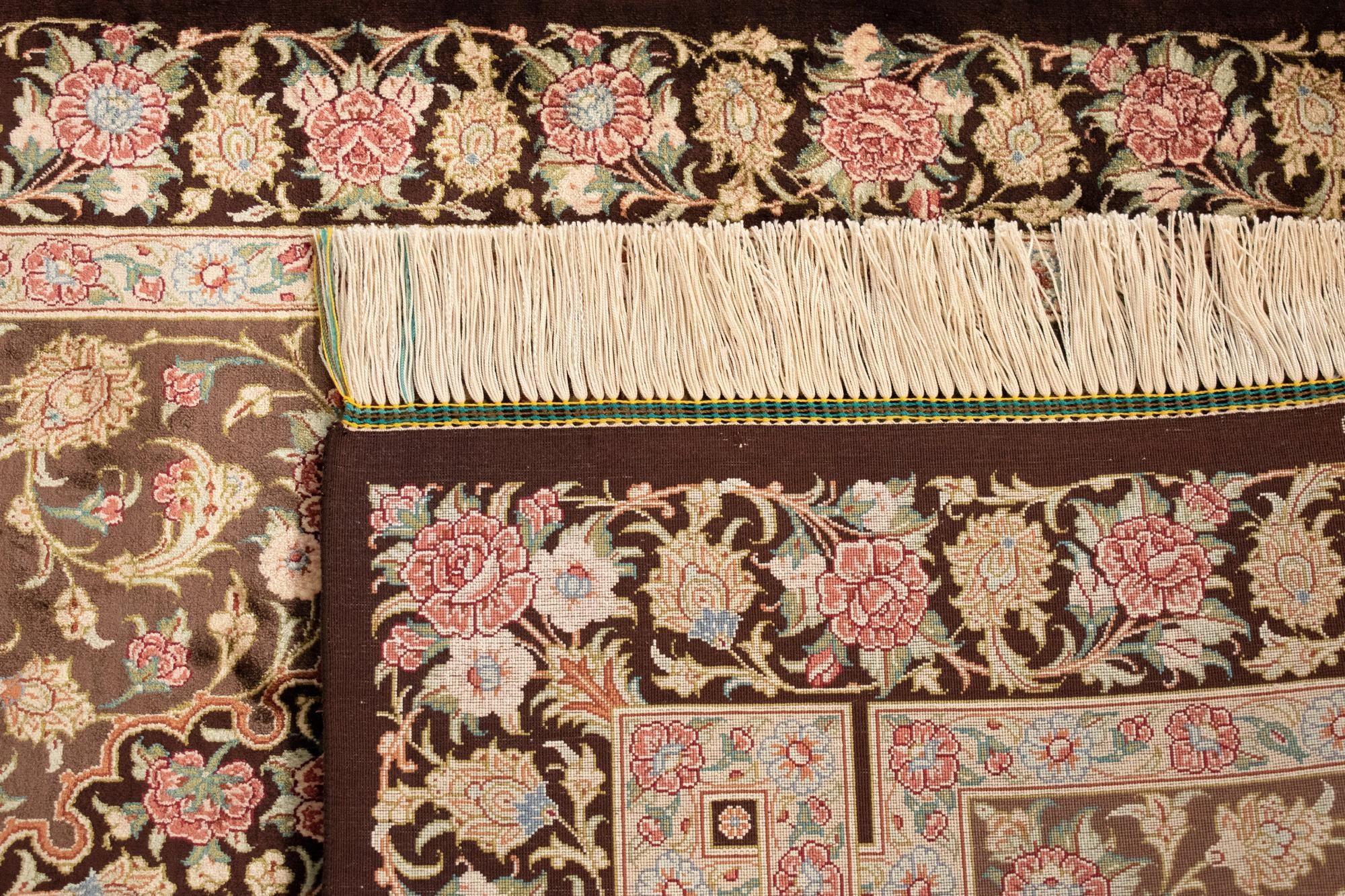 2' 7 x 3' 11 Ghom Silk Rug