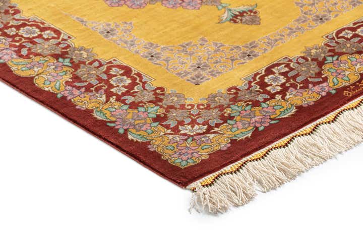 60cm x 90cm Ghom Silk Alfombra
