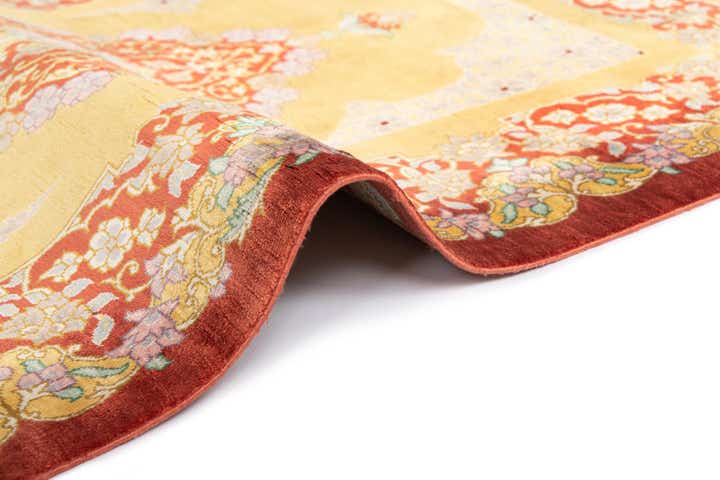 60cm x 90cm Ghom Silk Alfombra