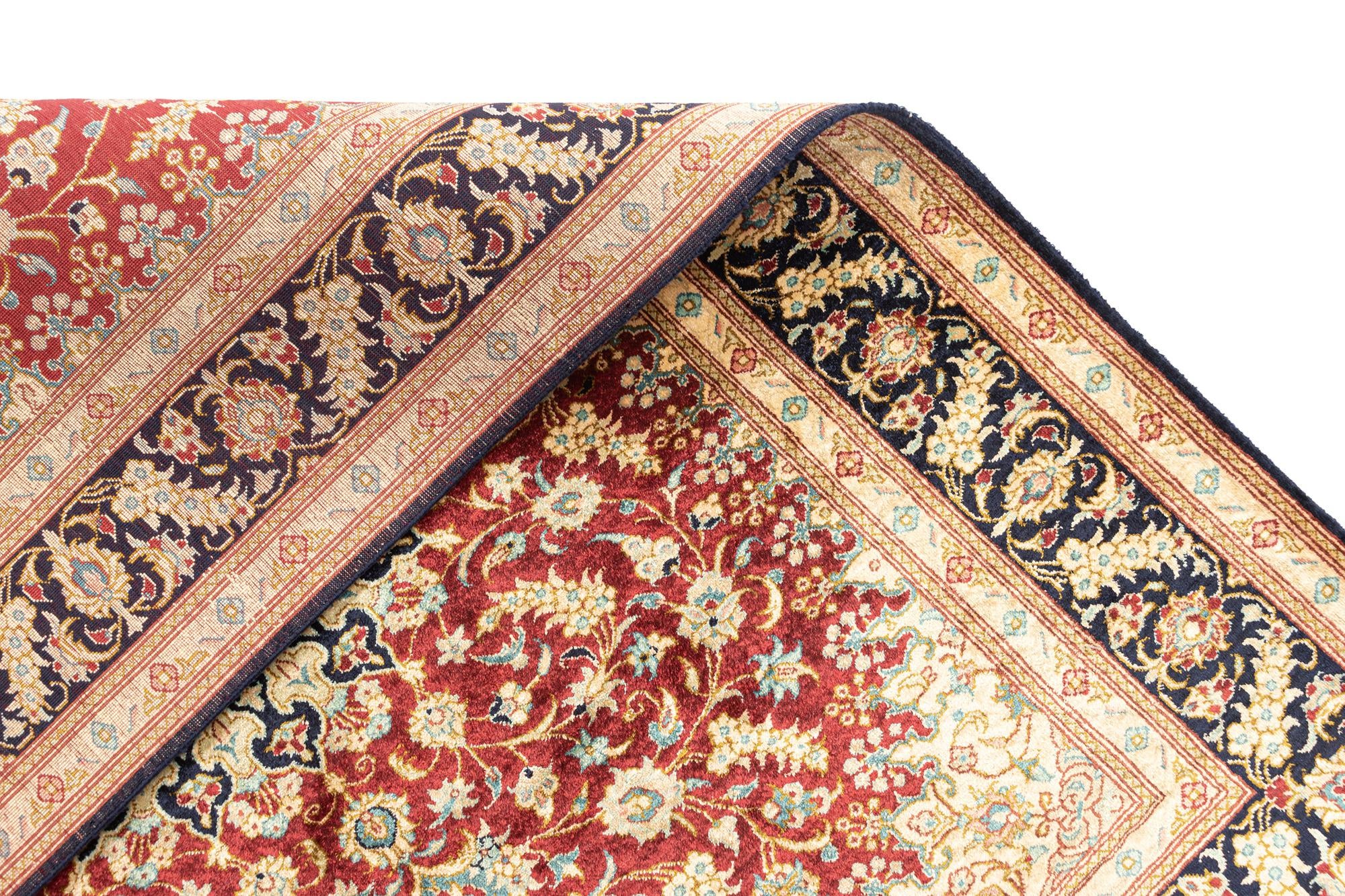 2' 8 x 3' 10 Ghom Silk Rug