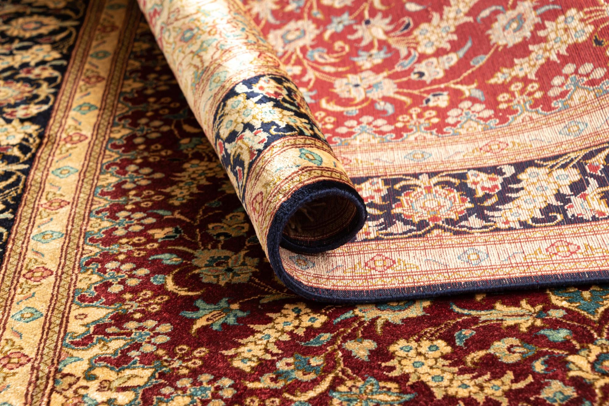 2' 8 x 3' 10 Ghom Silk Rug