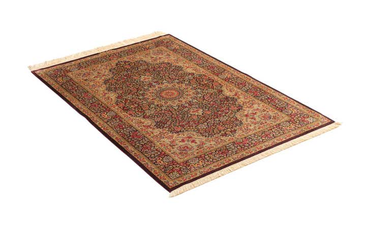 3' 3 x 4' 11 Ghom Silk Rug
