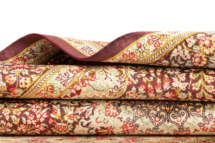Detail image of 3' 3 x 5' Ghom Silk Rug