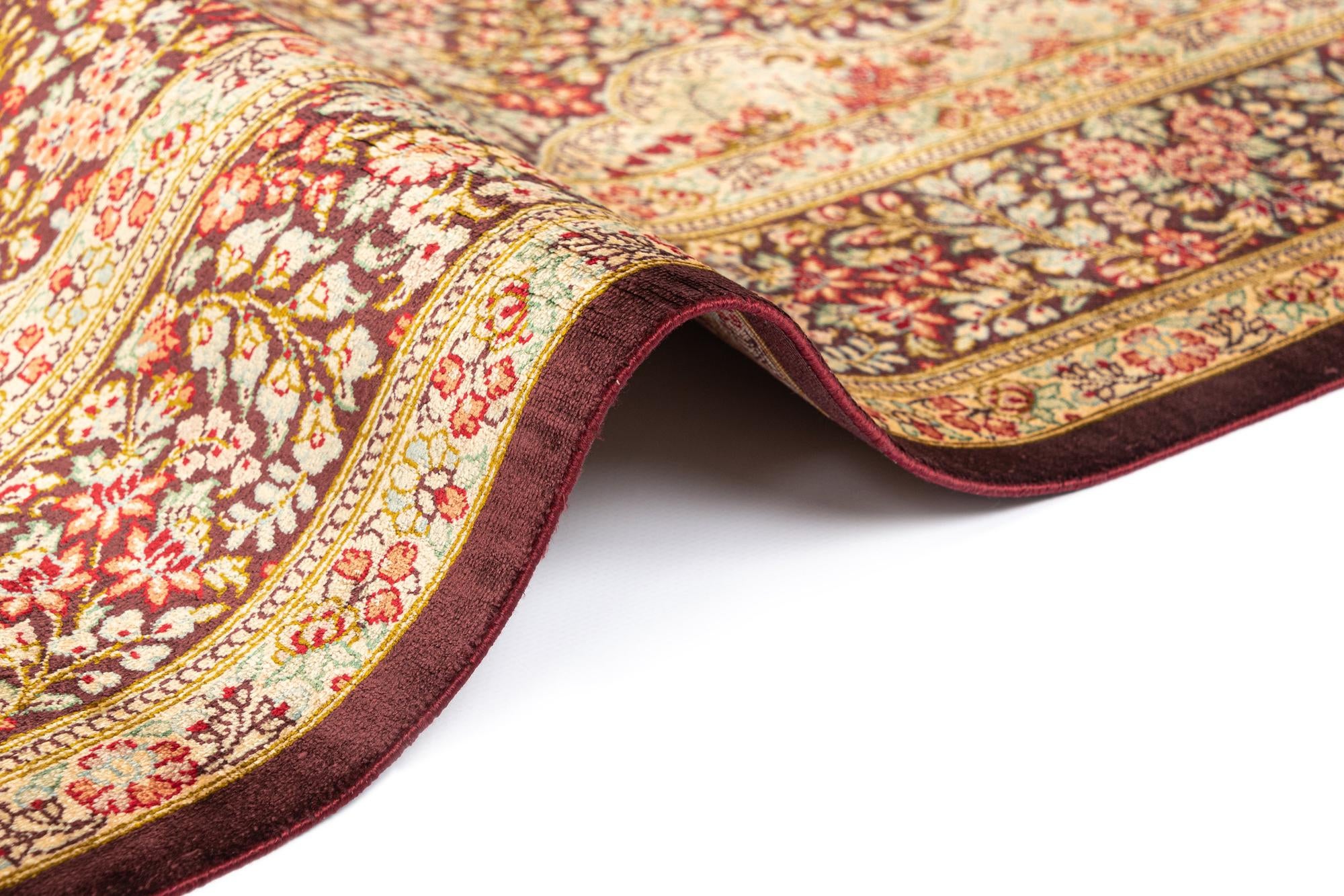 3' 3 x 5' Ghom Silk Rug