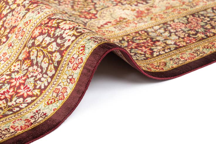 Detail image of 3' 3 x 5' Ghom Silk Rug