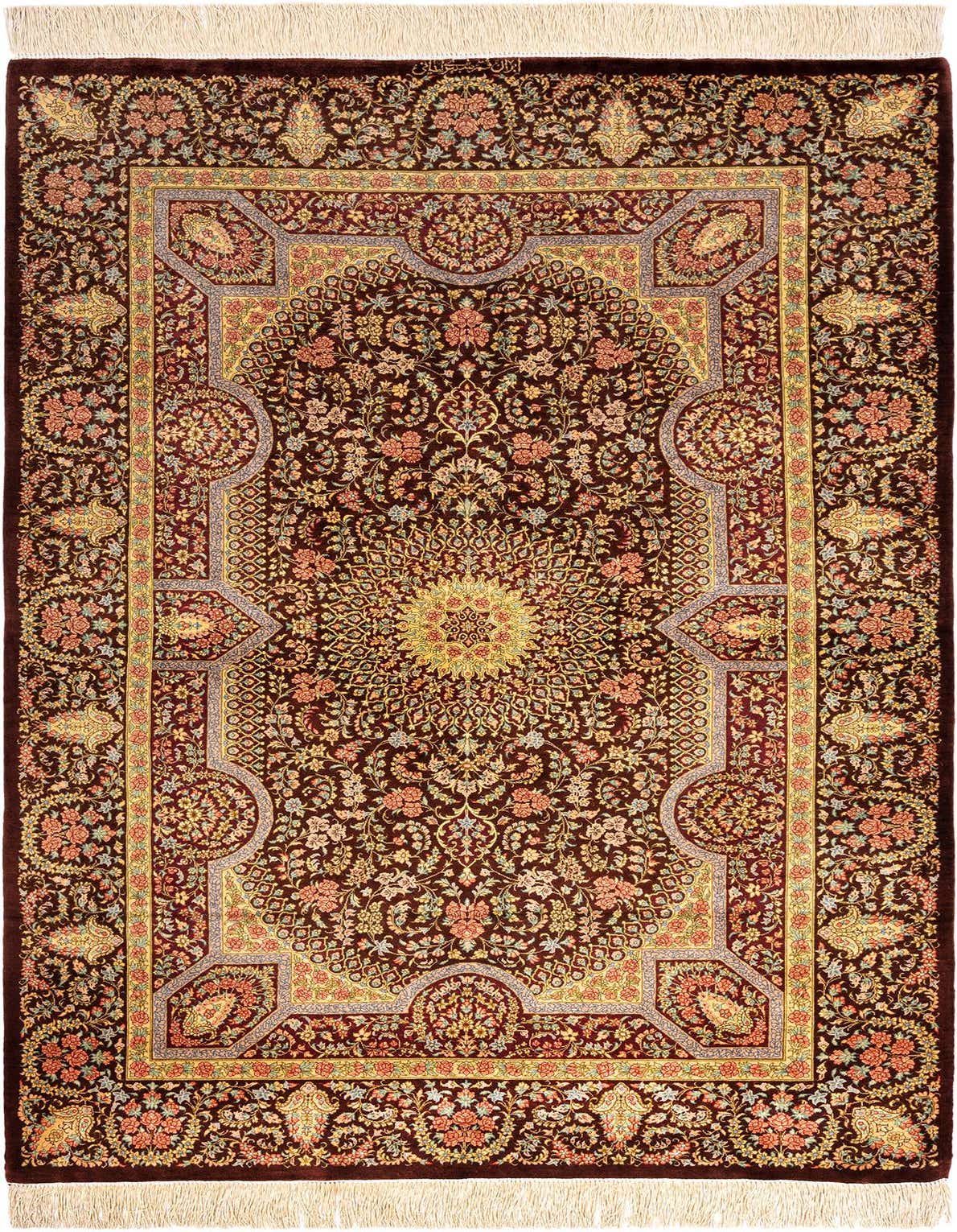 3' 3 x 5' 1 Ghom Silk Rug