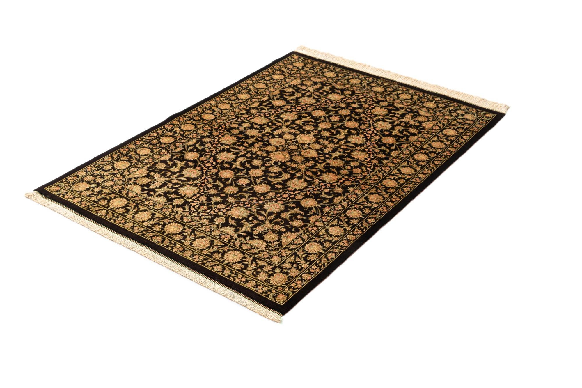 3' 5 x 4' 11 Ghom Silk Rug