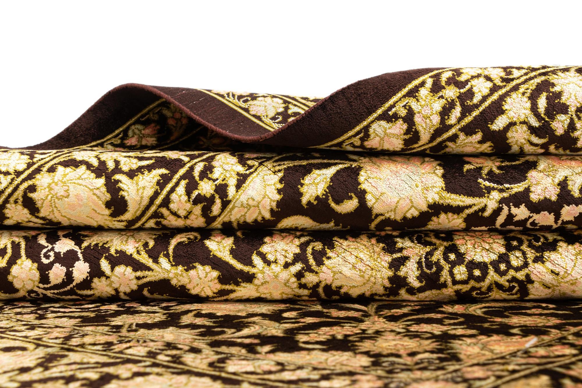 3' 5 x 4' 11 Ghom Silk Rug