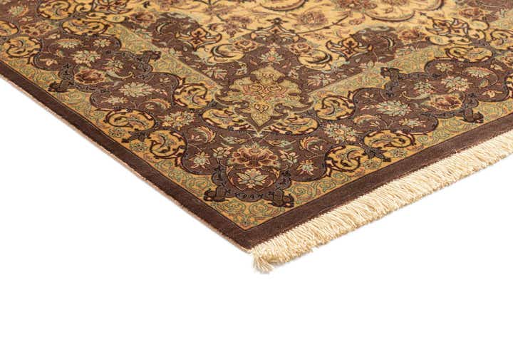 3' 4 x 5' 1 Ghom Silk Rug