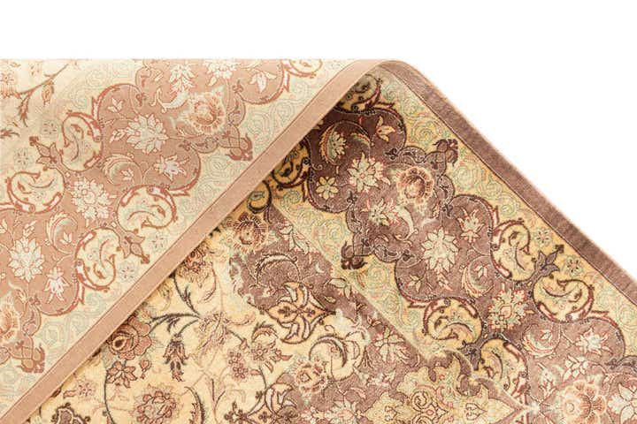 3' 4 x 5' 1 Ghom Silk Rug