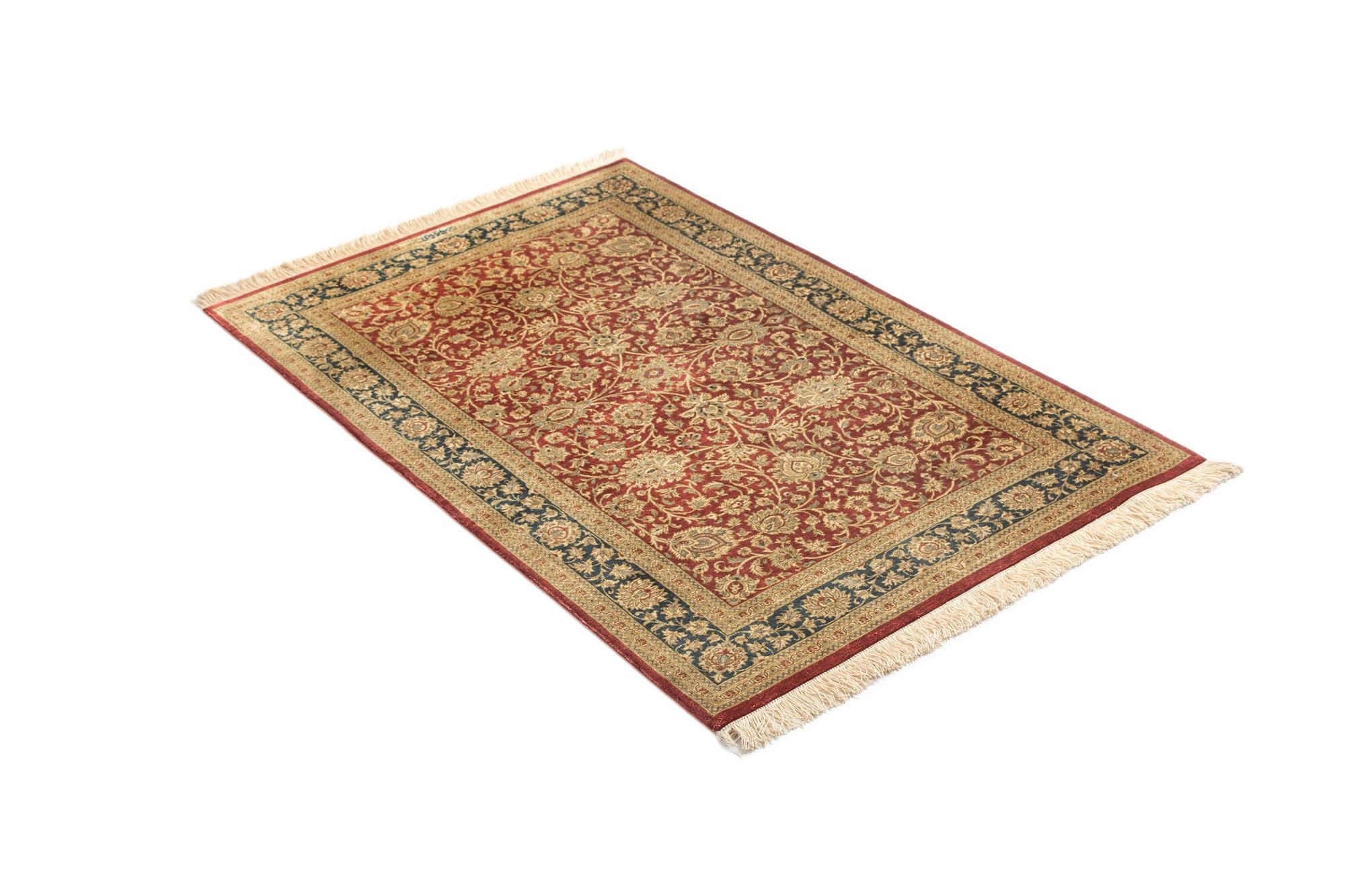 2' 7 x 3' 11 Ghom Silk Rug