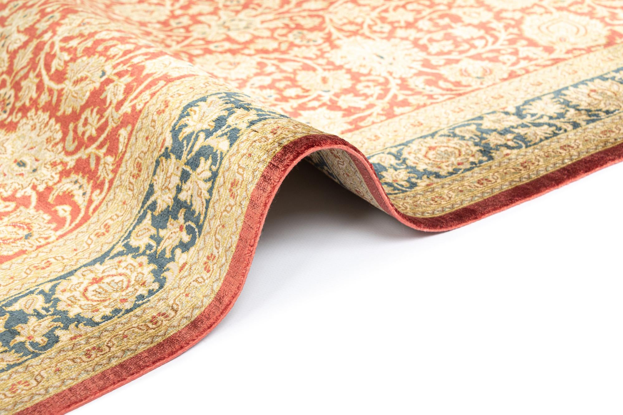 2' 7 x 3' 11 Ghom Silk Rug