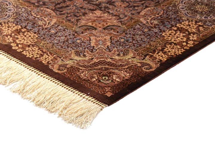 3' 6 x 4' 11 Ghom Silk Rug