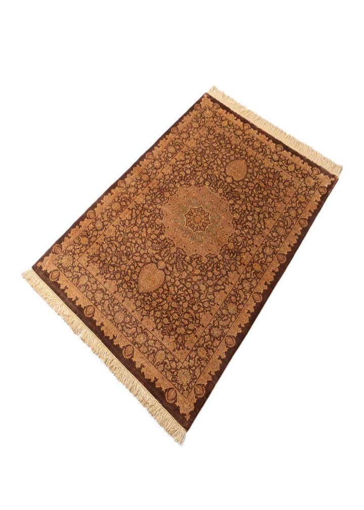 3' 4 x 5' 1 Ghom Silk Rug