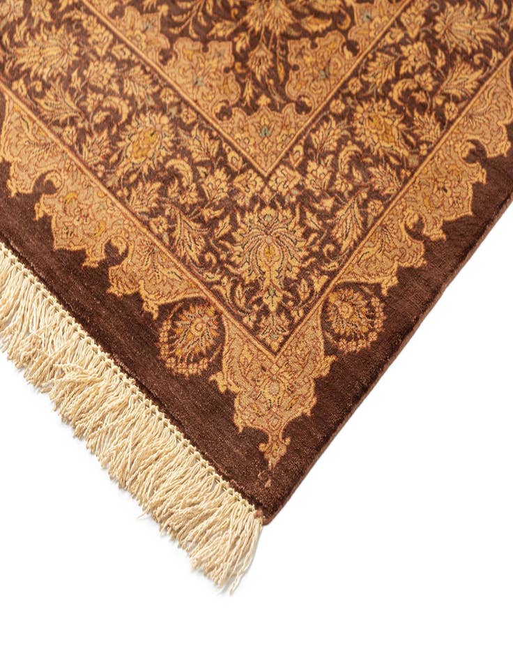 Detail image of 3' 4 x 5' 1 Ghom Silk Rug