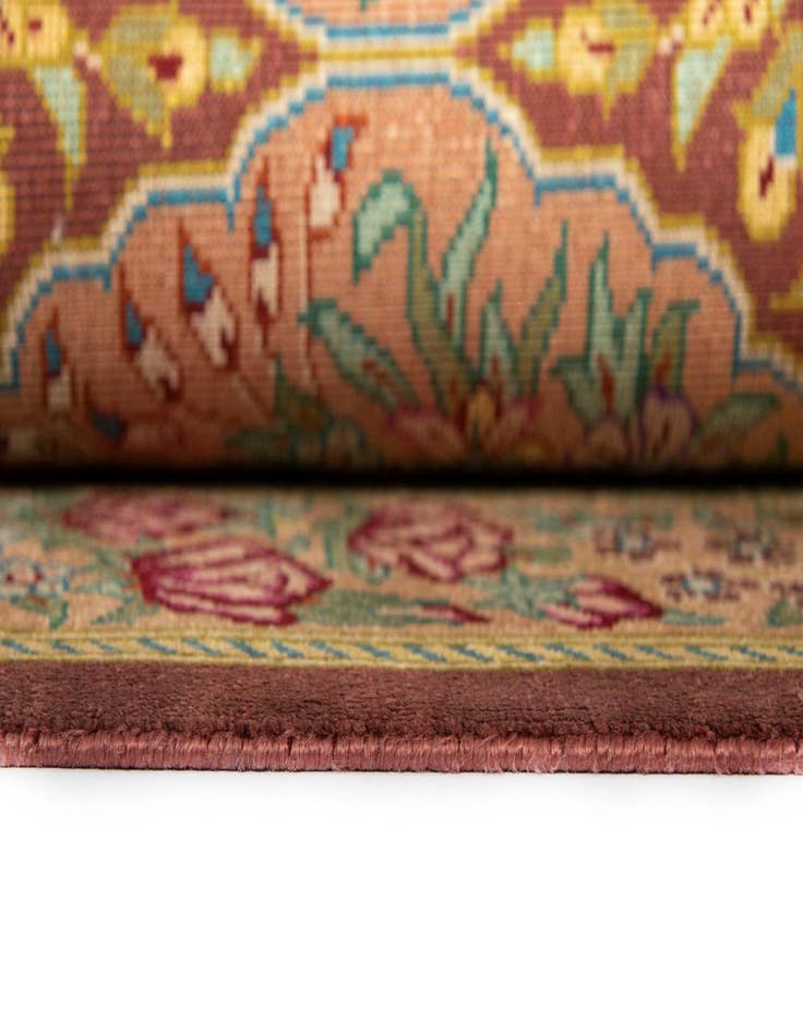 Detail image of 2' x 2' 11 Ghom Silk Rug