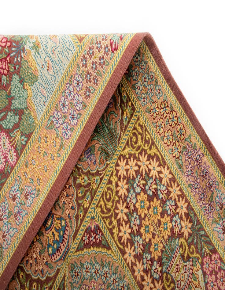 Detail image of 2' x 2' 11 Ghom Silk Rug