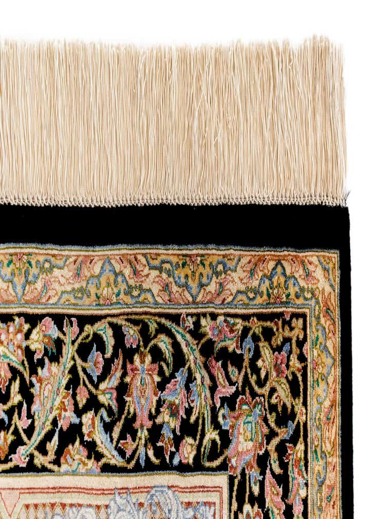 3' 3 x 4' 11 Ghom Silk Rug