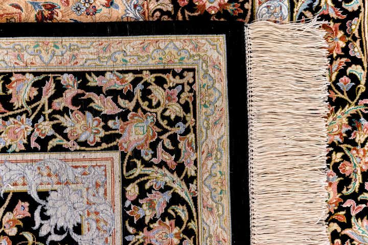 3' 3 x 4' 11 Ghom Silk Rug