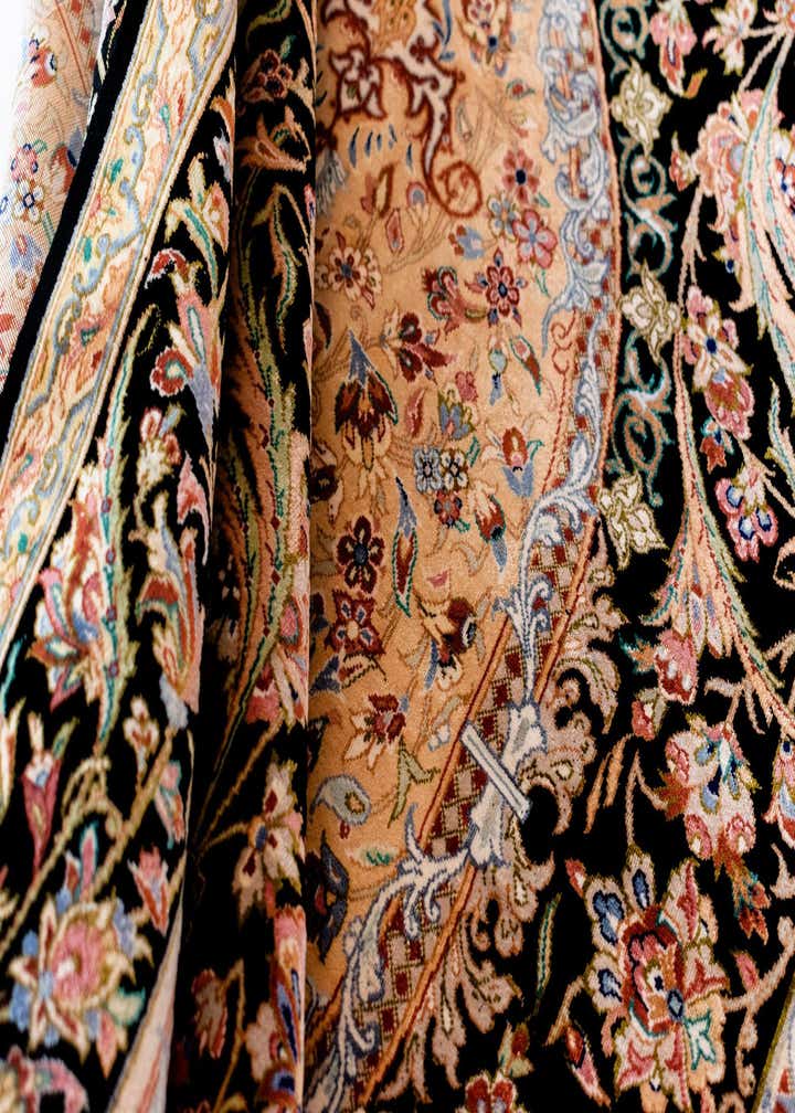 3' 3 x 4' 11 Ghom Silk Rug
